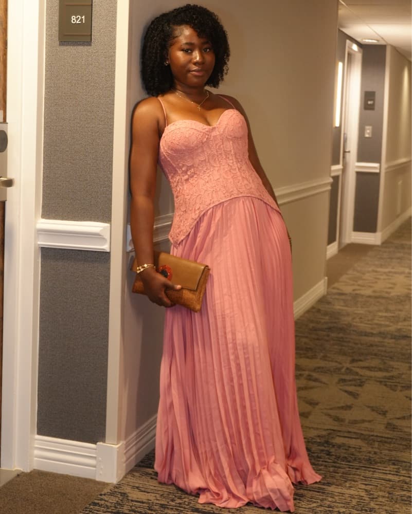 Pink Long Dress - Image 2