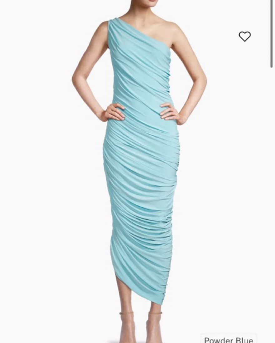 Norma Kamali One Shoulder Gown - Image 3