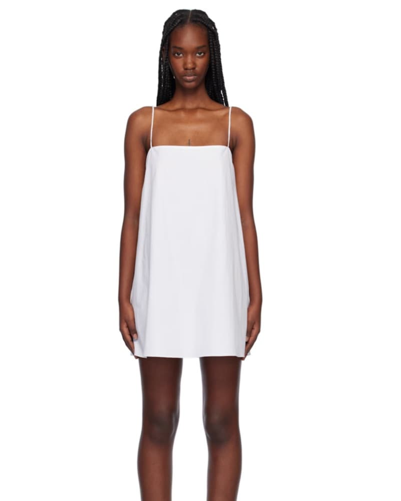 Sir The Label White Linen Mini Dress - Image 4