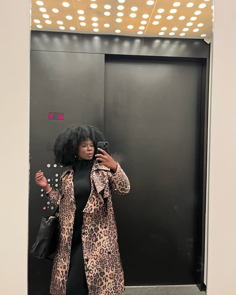 Glamorous Leopard Print Maxi Coat - Image 2