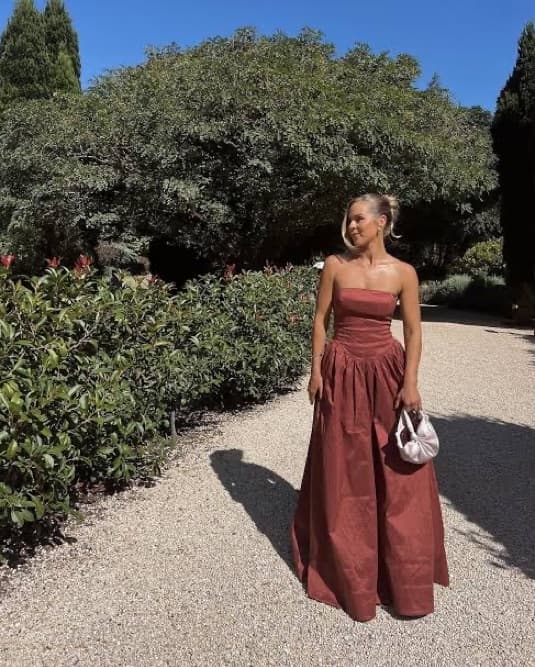 Hansen & Gretal Audrey Dress In Pinot - Image 6