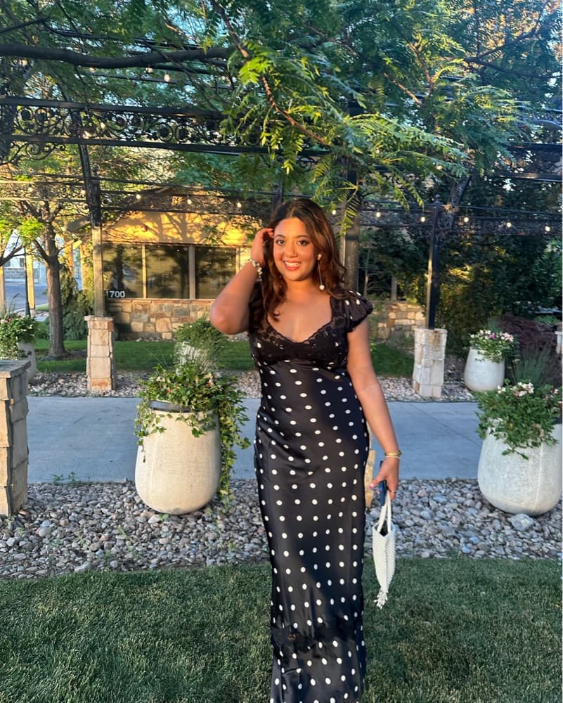 Free People Polka Dot Maxi Dress - Image 1