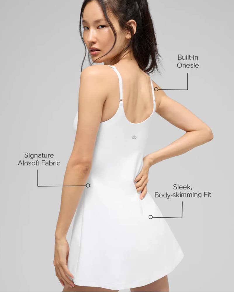 Alo White Tennis Dress - Image 2