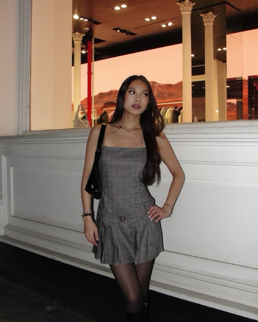 plaid dress  - Image 1