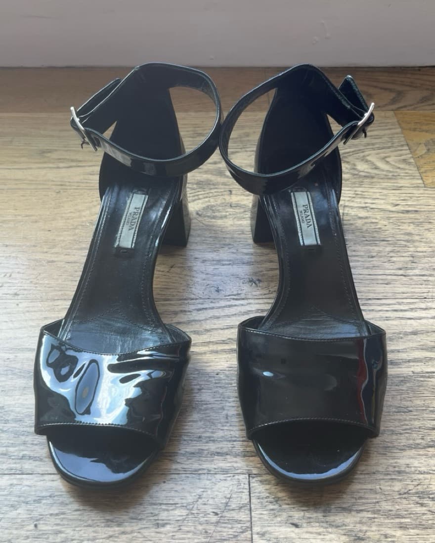 Prada Block Heel Sandals - Image 2