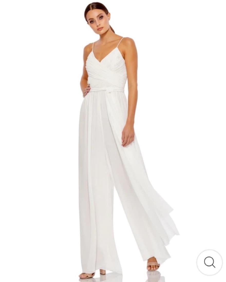 White Ieena for Mac Duggal jumpsuit - Image 5