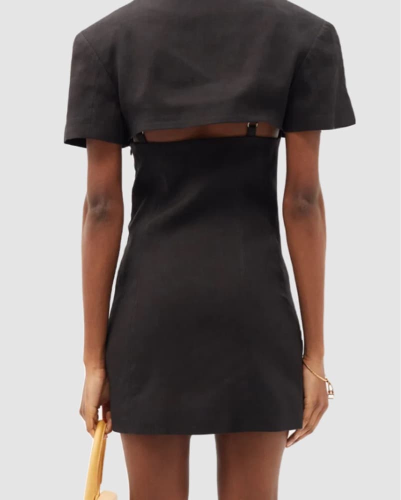 Jacquemus Black Mini Dress - Image 3
