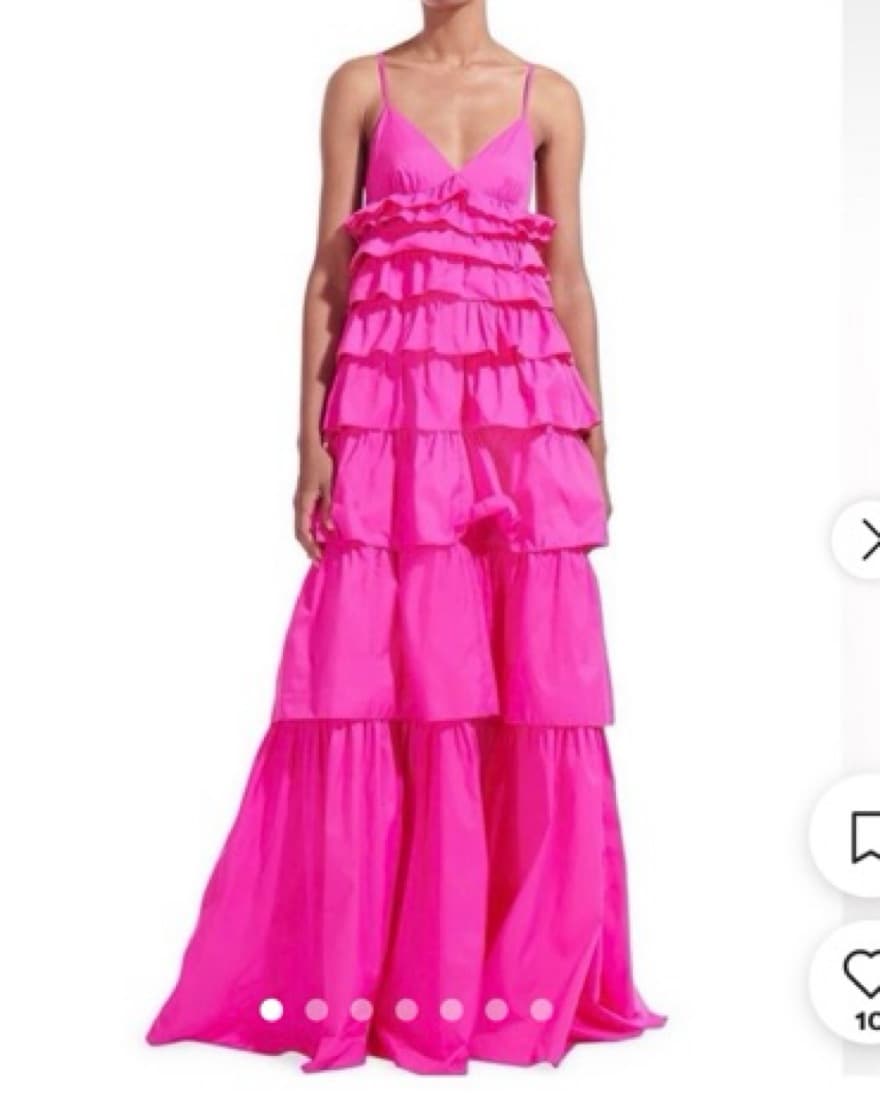 Staud Rylie Tiered Ruffle Dress  - Image 1