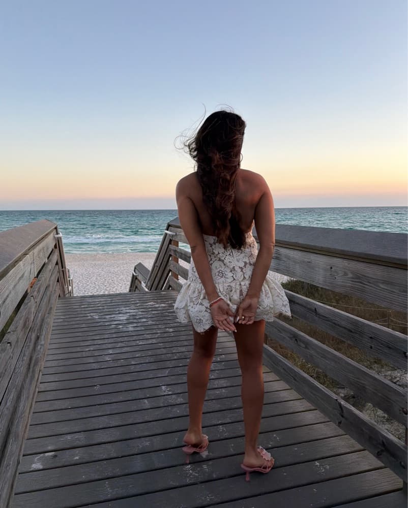 Retrofete Cicely Lace Dress - Image 2