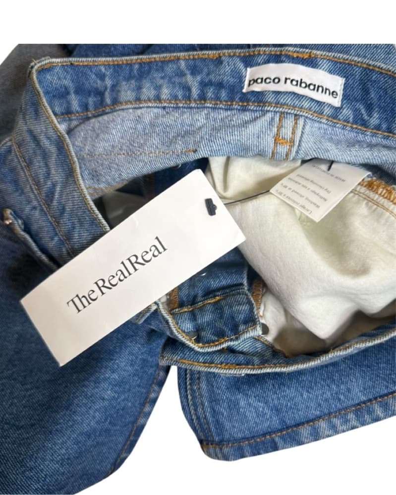 Paco Rabanne High-Waisted Denim Jeans - Image 4
