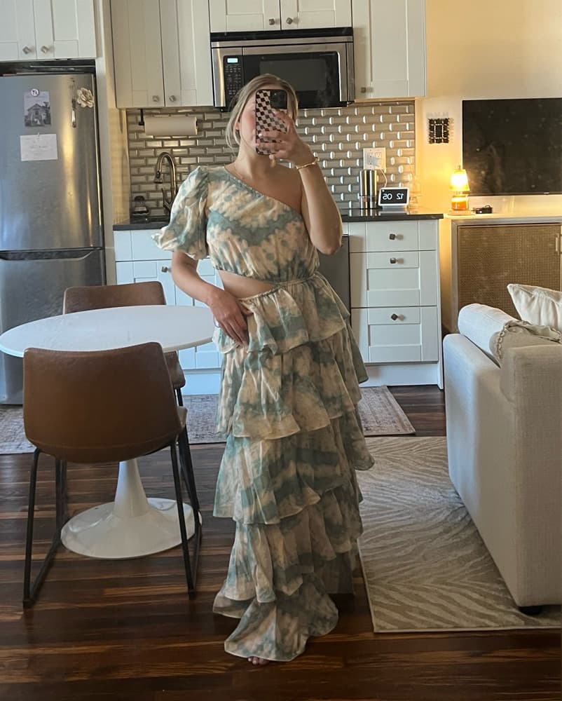 Kivari Mirage One Shoulder Maxi - Image 2