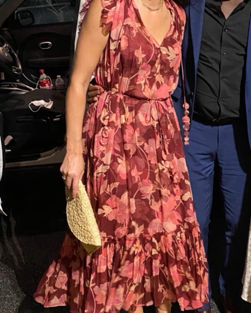 Zimmerman Pink Floral Silk Dress  - Image 1