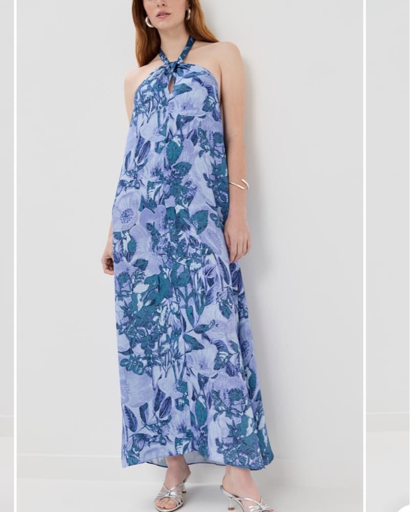 Simkhai Floral Halter Maxi Dress - Image 1