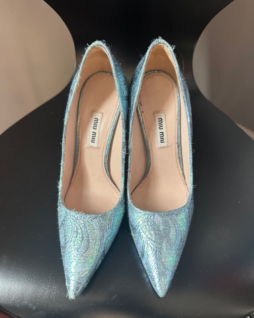 Blue Miu Miu Pumps  - Image 2