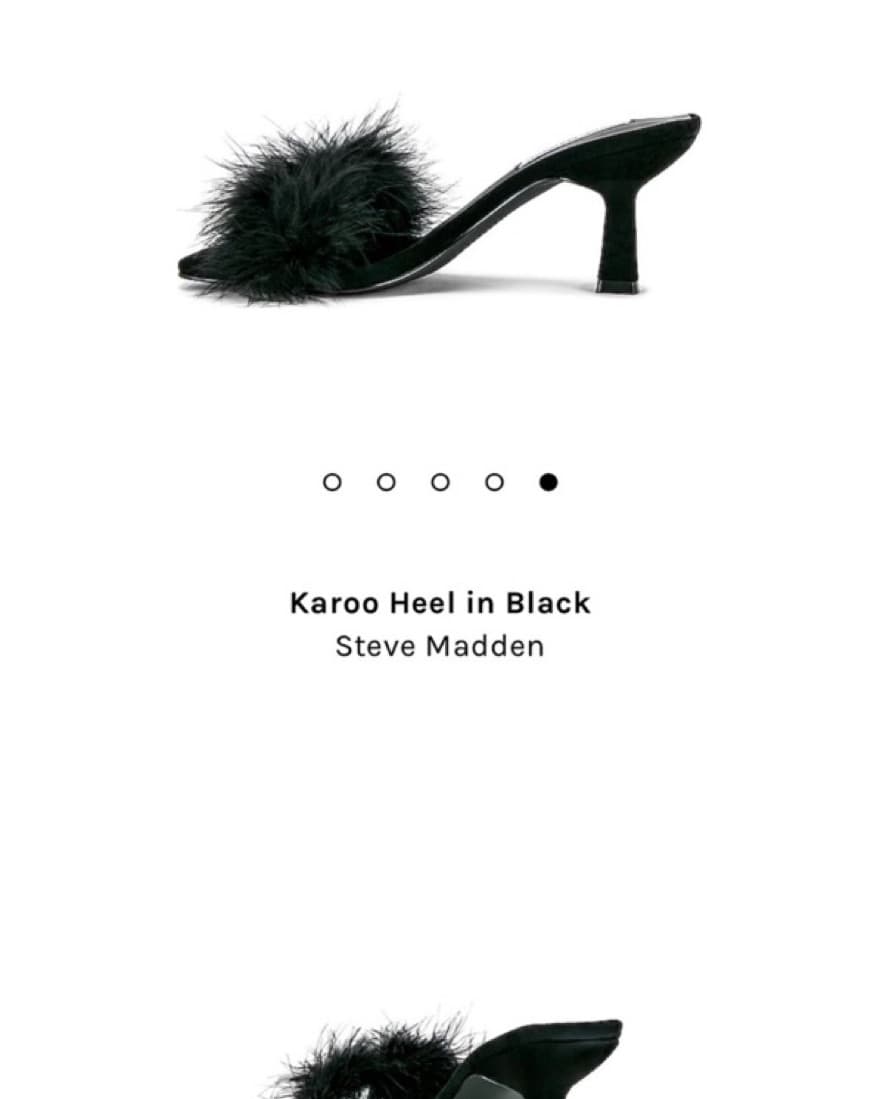 Black Sandal Heel  - Image 1