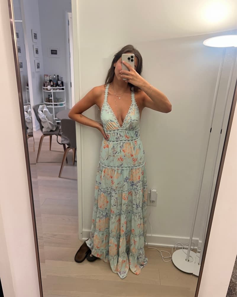 Alice & Olivia Floral Maxi Dress - Image 4