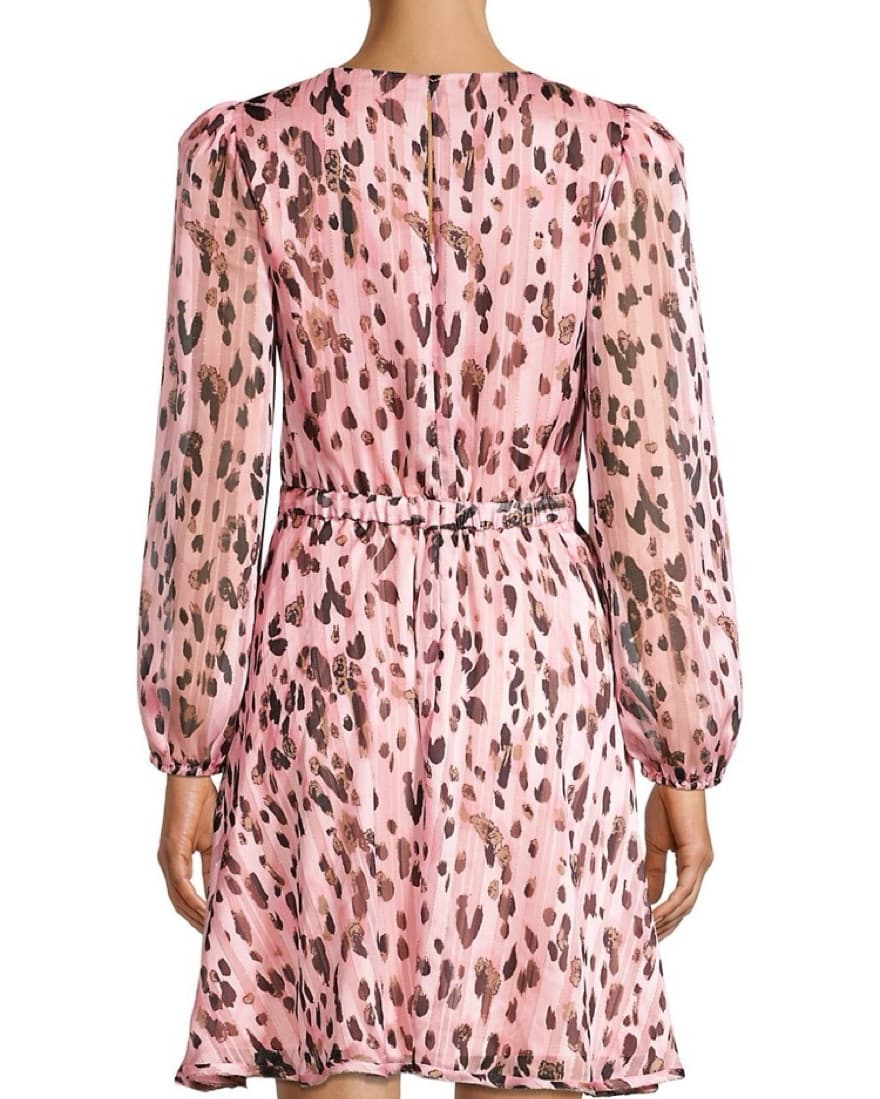 Milly Pink Multi Leopard Dress - Image 4