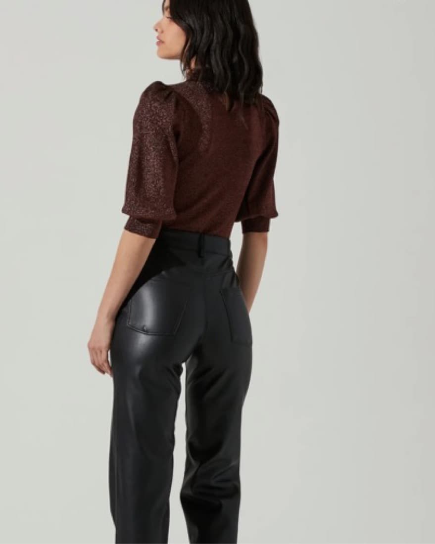 ASTR - Women's Kay Puff Sleeve Top - Image 3