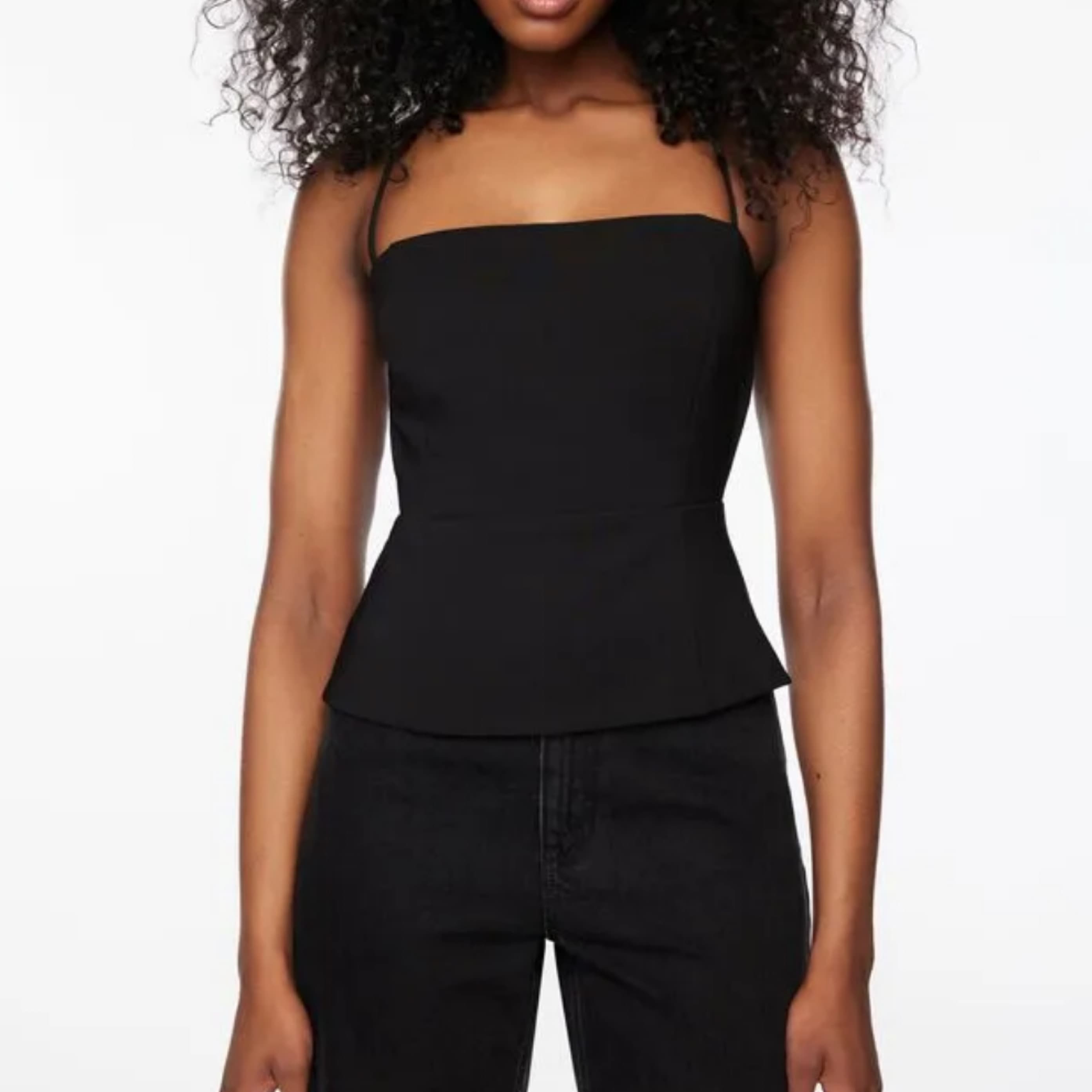 Open Back Lace Up Top - Image 1