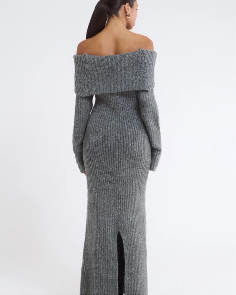Rumored Fireside Sweater Maxi Dress - Image 4
