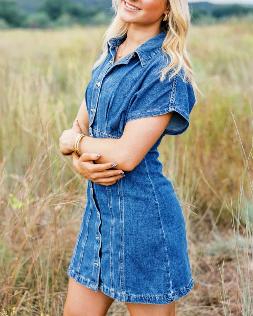 Zara Denim Dress - Image 2