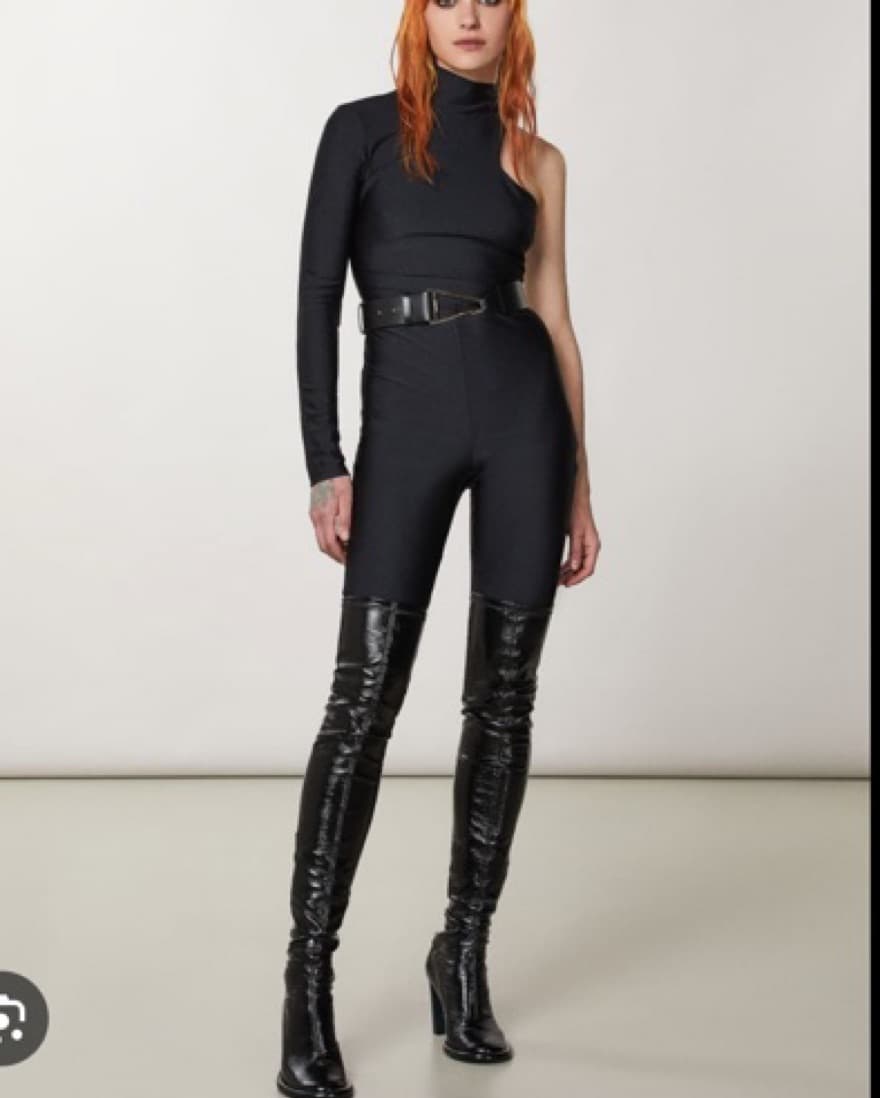Patrizia Pepe One Sleeve Playsuit - Image 1