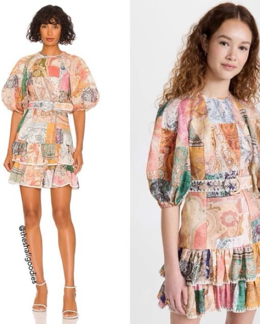 . ZIMMERMANN Anneke Ruffle Hem Mini Dres - Image 2