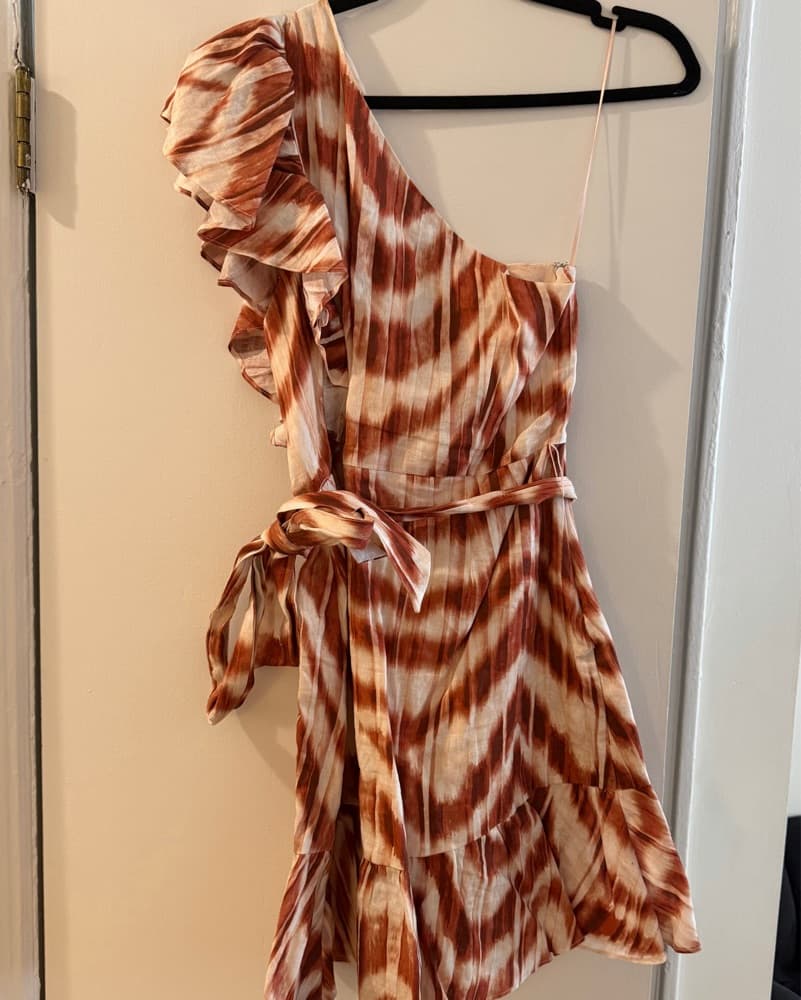 Banana Republic Soring Ruffle Linen Dres - Image 2