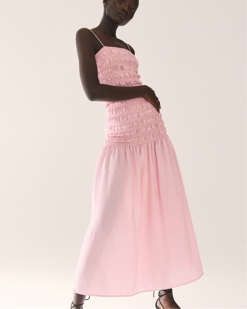 Pink Smocked Dress - Image 1