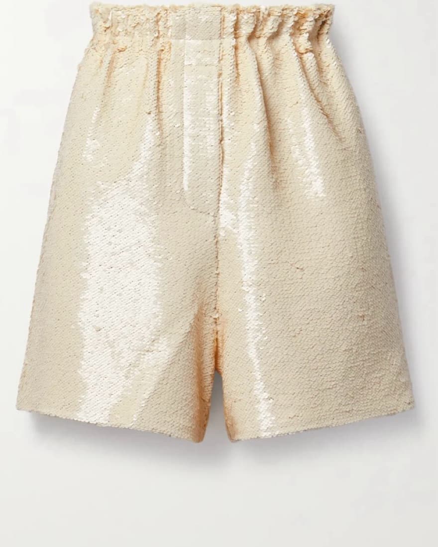 FRANKIE SHOP SEQUIN SHORTS - Image 1
