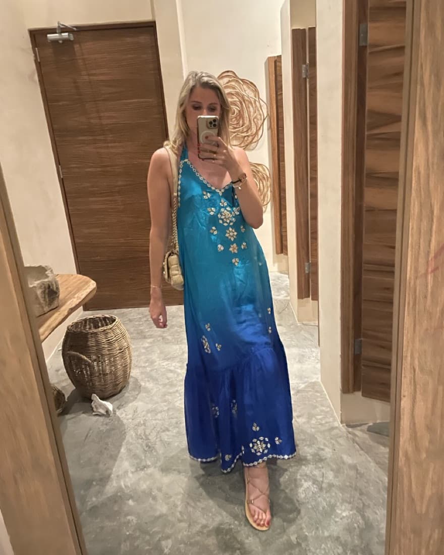 Juliet Dunn Silk Dress - Image 2