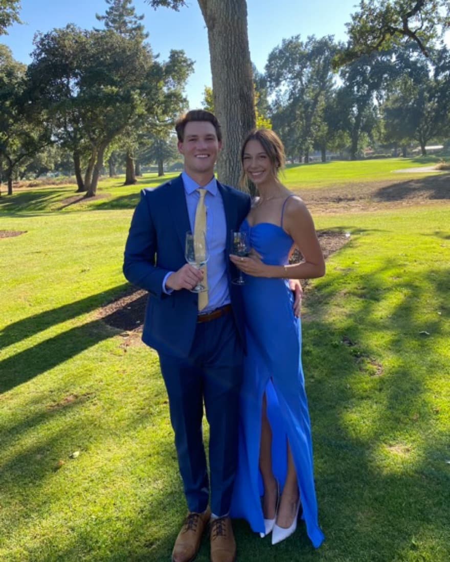 Blue Maxi Tank Dress - Image 3