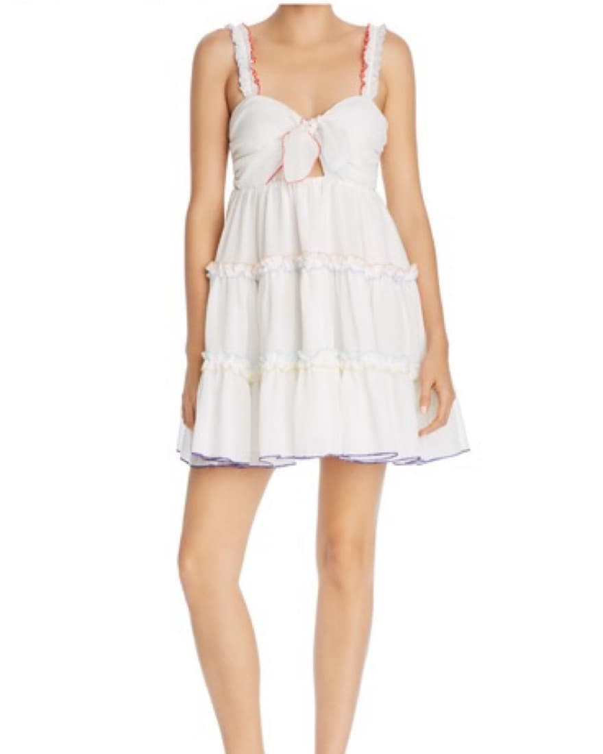 RED CARTER BABYDOLL DRESS - Image 2