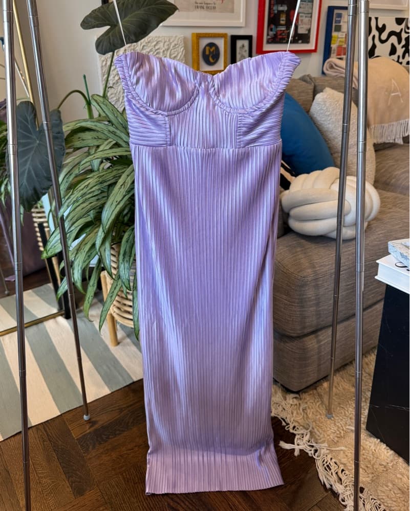 Lilac Midi Dress  - Image 1