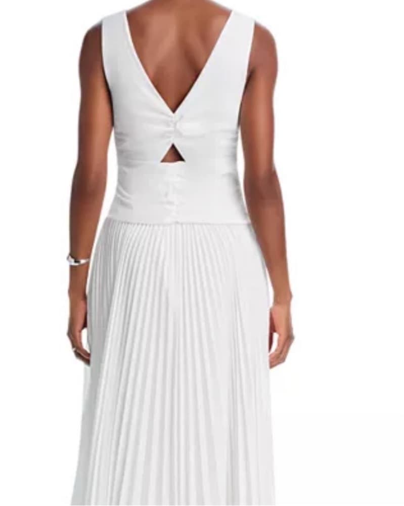 Simkhai Viviann Cutout Maxi In White  - Image 3