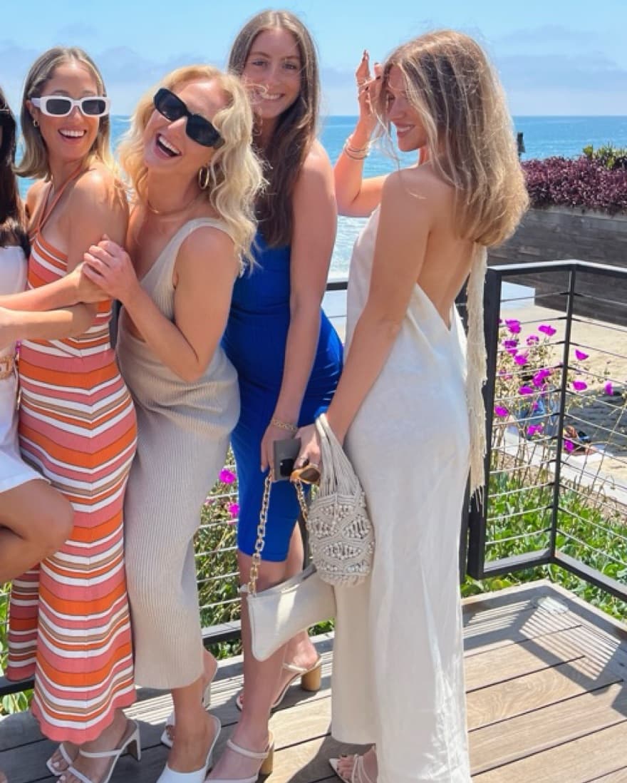 Cream Open Back Dress - Image 4