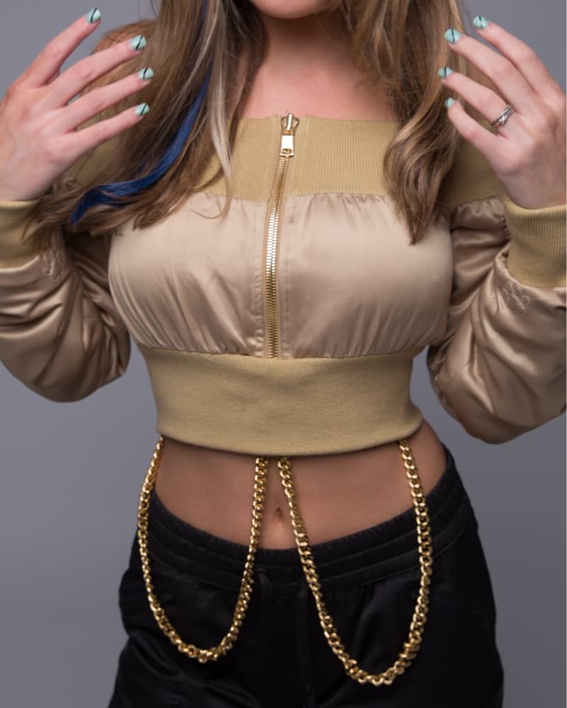 ARE YOU AM I Minami Bomber Jacket - Image 2