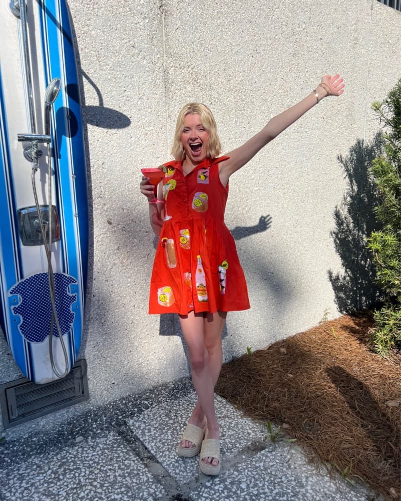 Margarita Printed Dress - Image 4