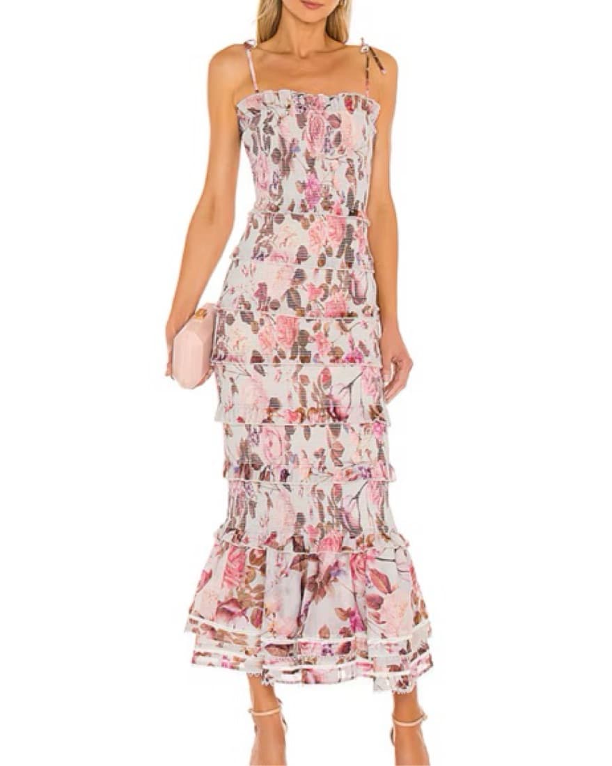 Geranium Dress In Garden Rose - Image 1