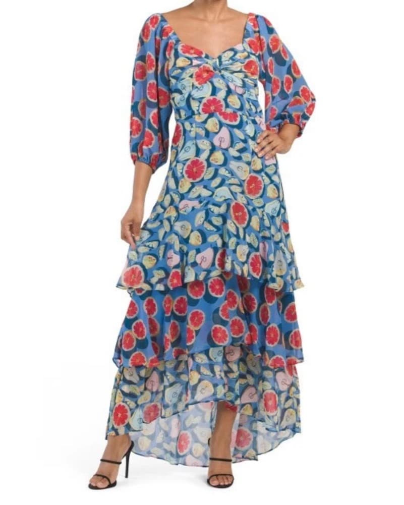Frutas Ruffled Maxi Dress  - Image 4