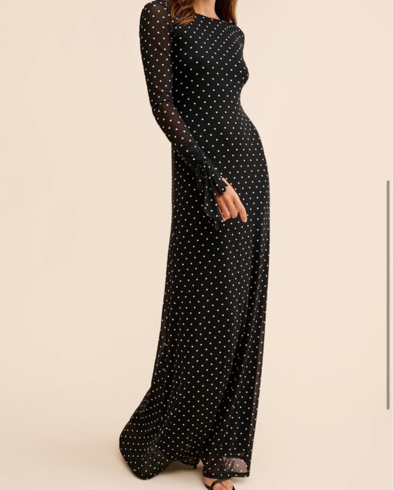 Marion Long Sleeve maxi Dress - Image 3