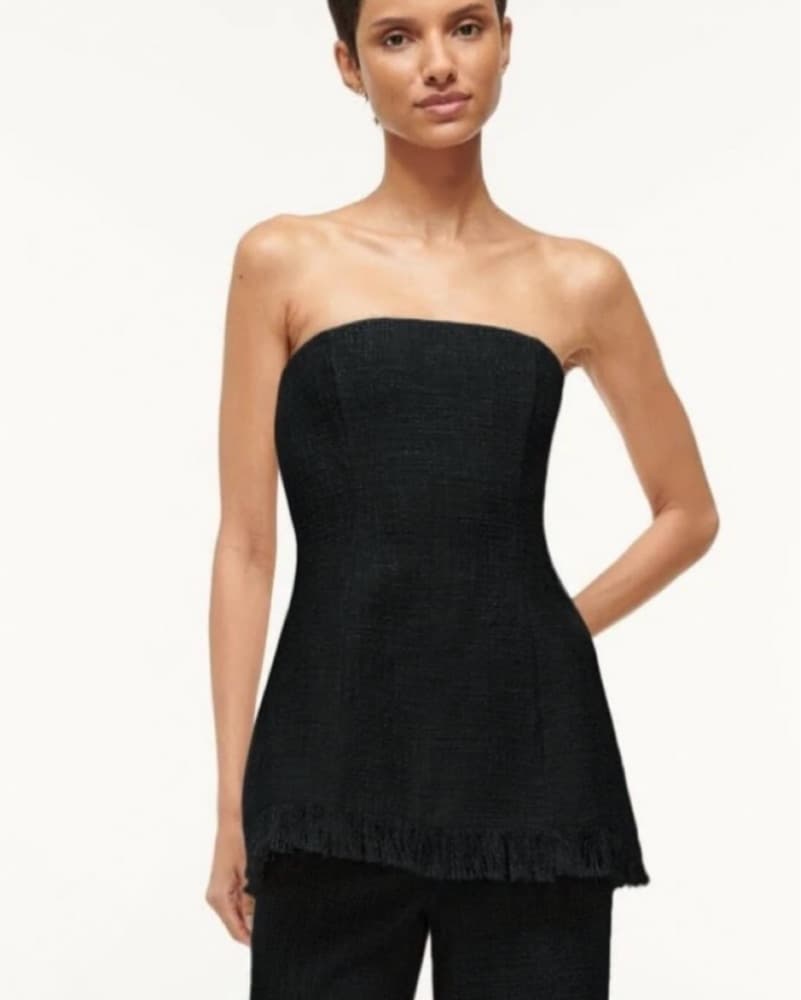 Staud Strapless Black Top  - Image 1