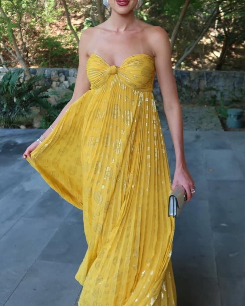Alexis Soleil Dress in Marigold  - Image 1