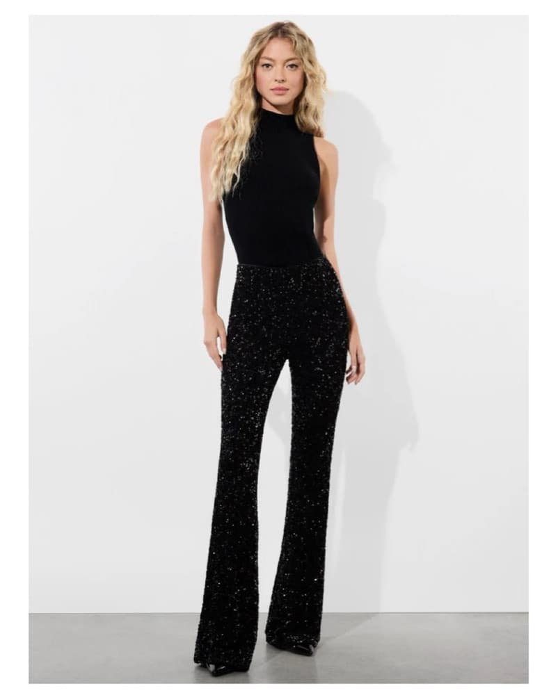 Alice & Olivia RMP Sequin Pant - Image 1