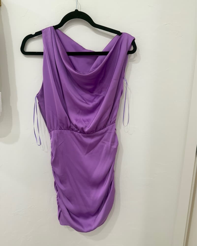 Purple Mini Dress - Image 2