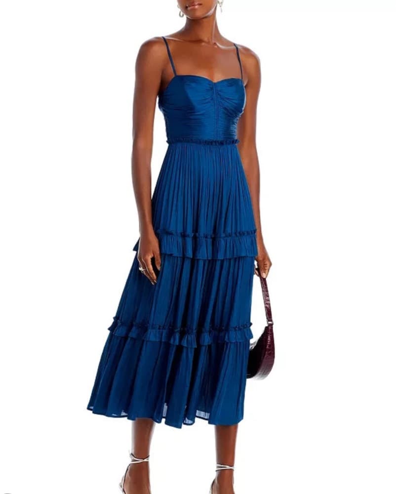 Navy Midi Dress - Image 1