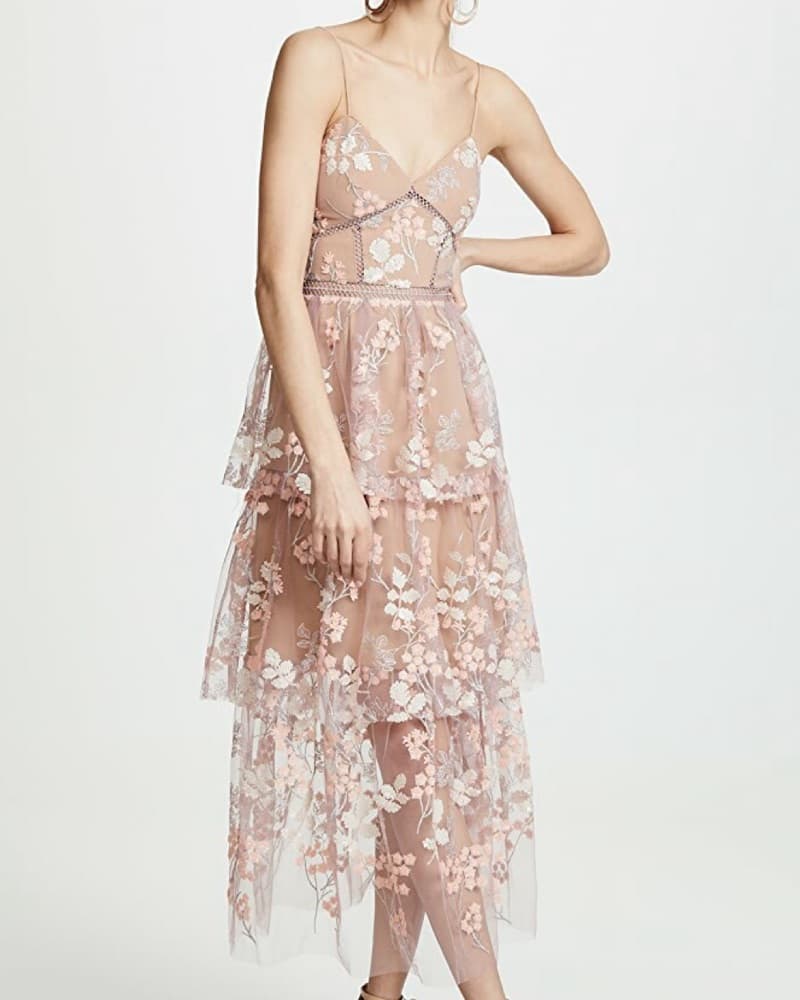 Self Portrait Embellished Dress - Image 4