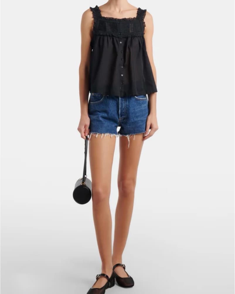 Doen Fidella black lace blouse - Image 3