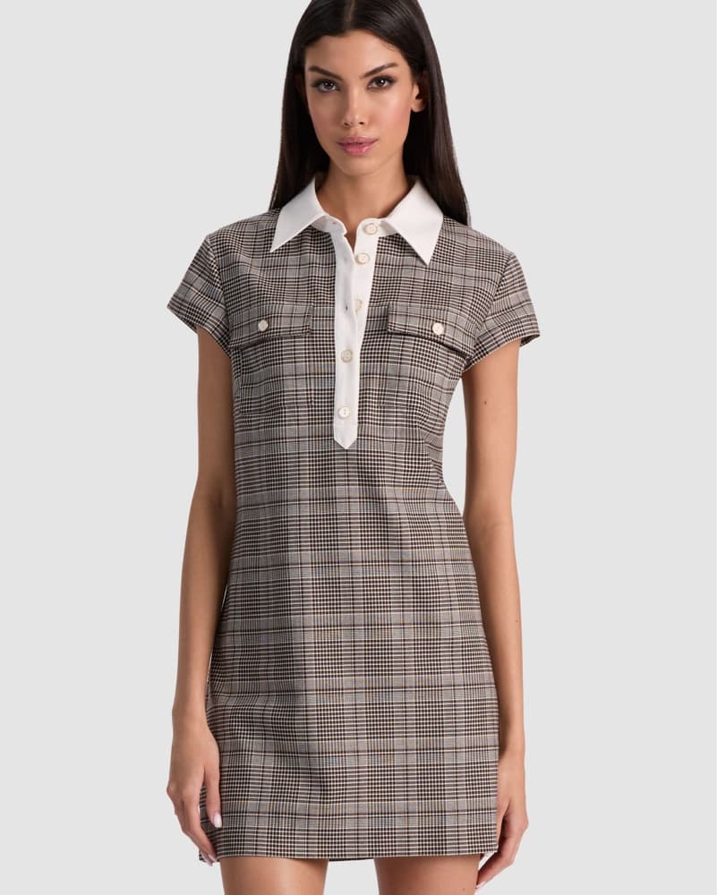 alice + olivia plaid dress - Image 1