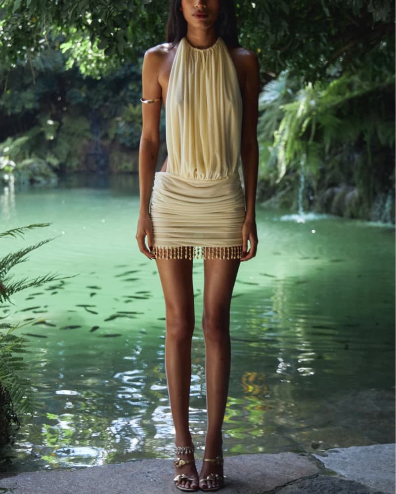Mirror Palais La Piscine Mini Dress - Image 1